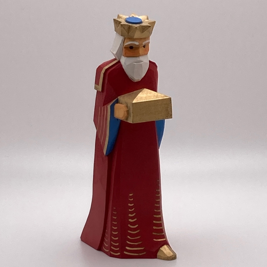 King, Standing, Red Cloak