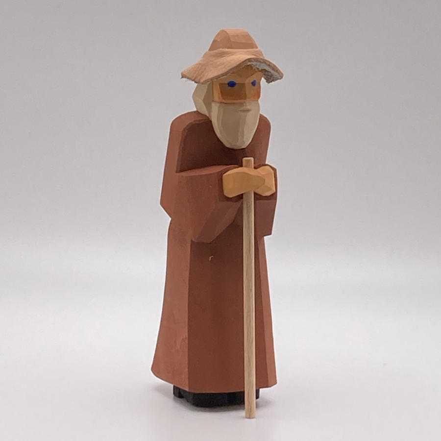 Lotte Sievers-Hahn German Hand-Carved Wooden Nativity