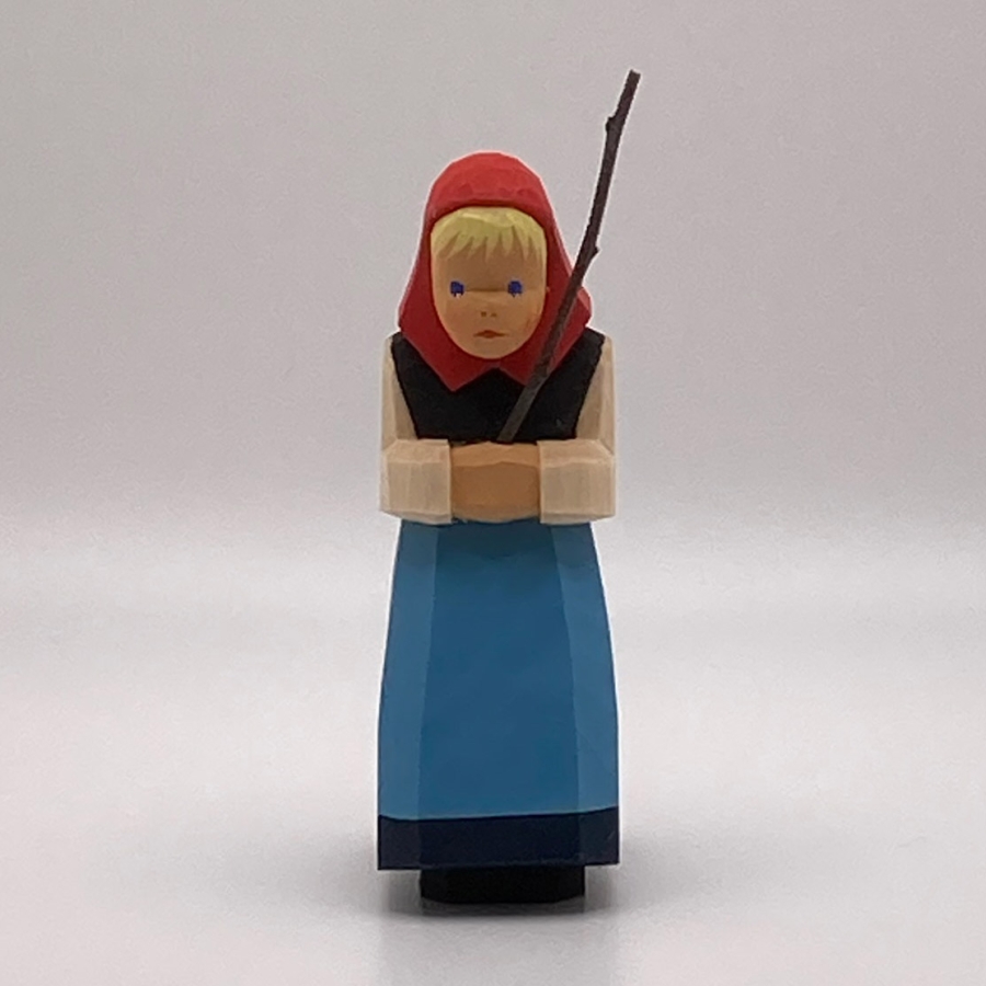 Shepherd Girl, with Stick 