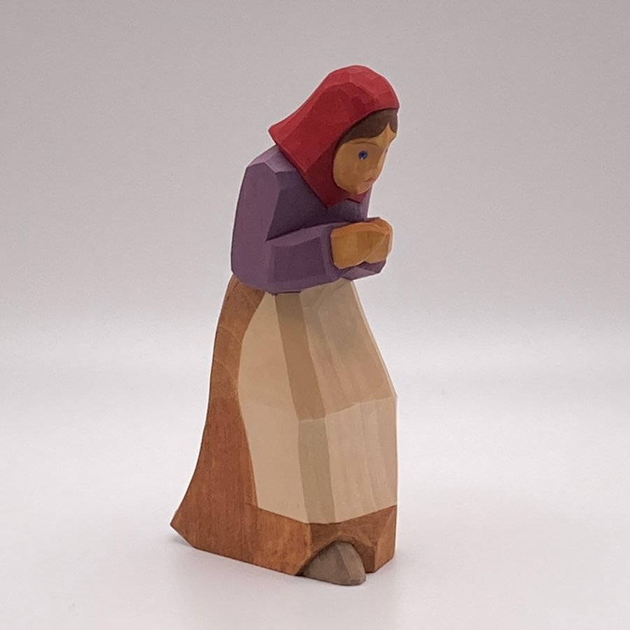 Woman, Standing, Praying 