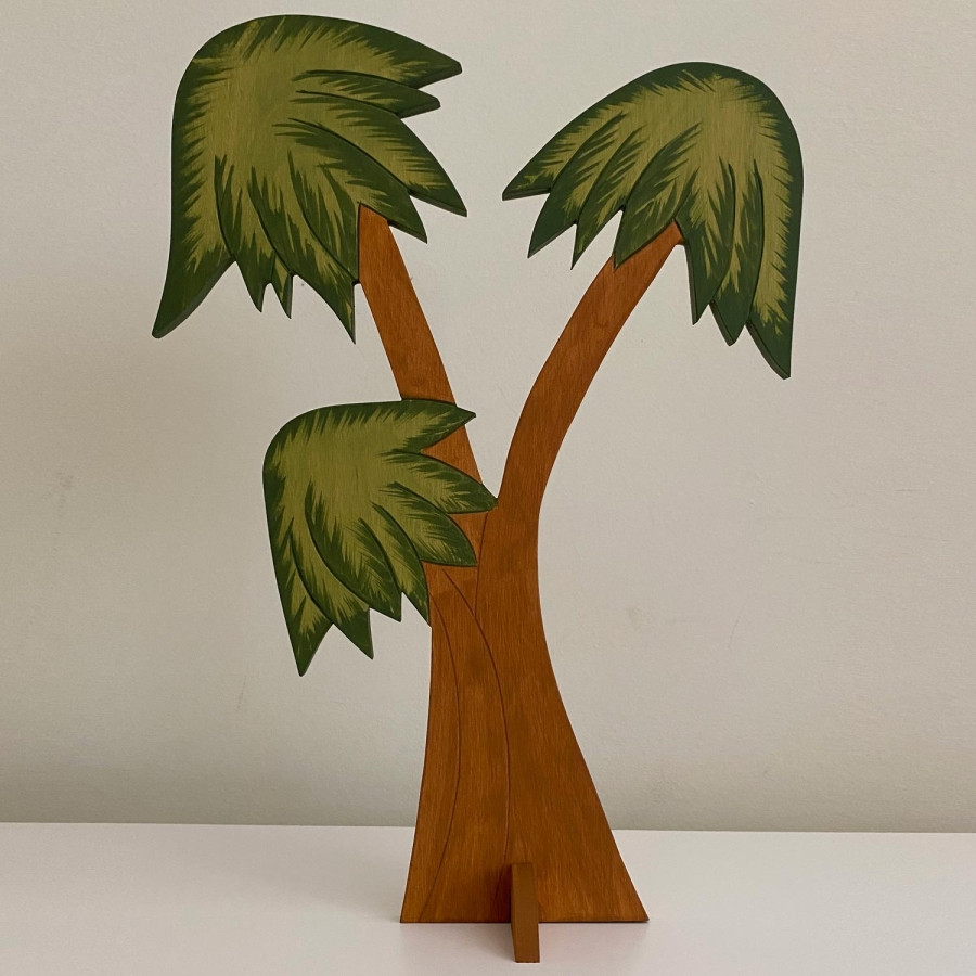 Palm Tree, 3 Trunks, Large