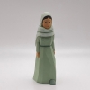 Bedouin Woman, Standing, Mint Dress