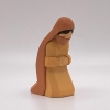 Bedouin Woman, Kneeling, Ochre Dress